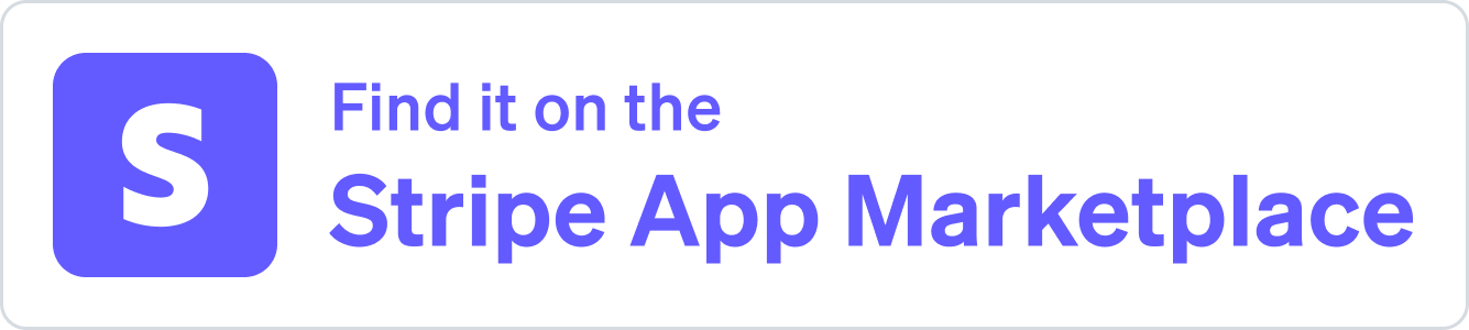Stripe App Marketplace Badge - light - flat